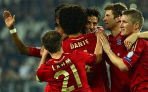 Bayern celebrate