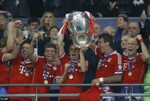 Bayern win UCL 2013