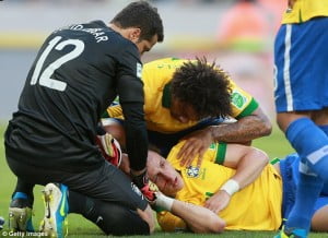 Luiz broken nose