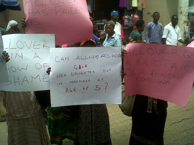 Ondo State Women protest