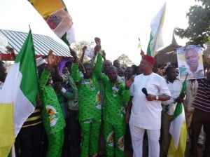 APGA candidates after receiving their flags