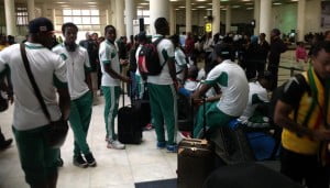 Eagles arrive in Addis Ababa